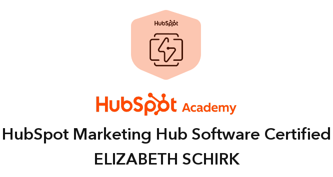 HubSpot Marketing Hub Software Certified certification badge issued by HubSpot Academy